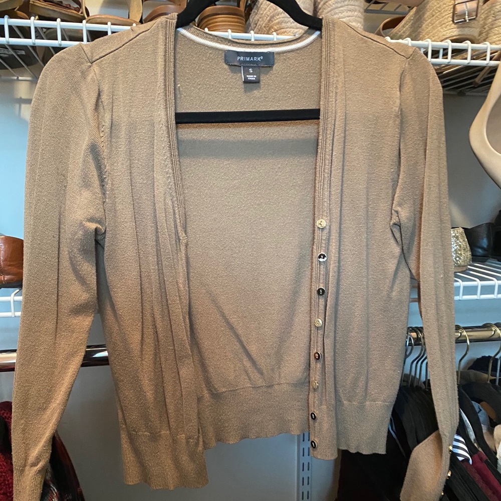 Button down sweater